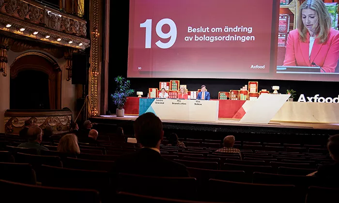 Axfoods årsstämma 2020